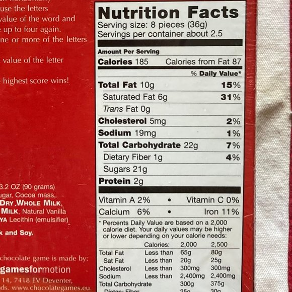 GAME: Hasbro Scrabble Word Game, Milk Chocolate Edition, Family Fun, Educational - Picture 3 of 4